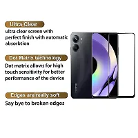 Aliean Tempered Glass for Realme 10 Pro Screen Protector Edge to Edge Coverage with HD Clearance Premiums Tempered Glass, Full Adhesives Glass REALME 10 PRO (Pack of 2)-thumb2