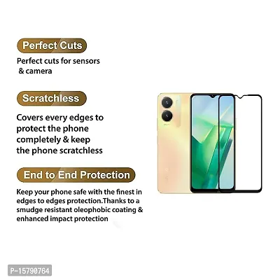 Aliean Tempered Glass For Vivo T2x 5G Screen Protector Edge to Edge Coverages with HD Clearance Premium Tempered Glass, Full Adhesives Glass VIVO T2X 5G (Pack of 1)-thumb4