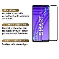 Aliean Tempered Glass for Infinix Smart 7 Screen Protector Edge to Edge Coverage with HD Clearance Premium Tempered Glass, Full Adhesives Glass INFINIX SMART 7 (Pack of 1)-thumb2