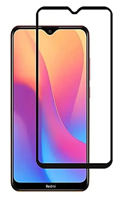 Aliean Tempered Glass For Redmi 9 / Redmi 9A Screen Protector Edge to Edge Coverage with HD Clearance Premium Tempered Glass, Full Adhesive Glass REDMI 9 / REDMI 9A (Pack 1)