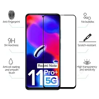 ALIEAN Tempered Glass for Redmi Note 11 Pro Plus 5G Screen Protector Edge to Edge Coverage with HD Clearance Premium Tempered Glass, Full Adhesive Glass Redmi Note 11 Pro Plus 5G (Pack of 2)-thumb2