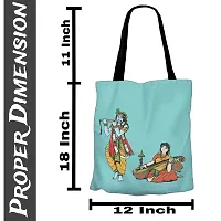 Aliean Tote Canvas Bag For Women Traveling Daily Use DTF Printed Canvas Tote Handbag-thumb3