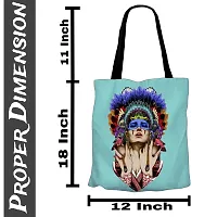 Aliean Tote Canvas Bag For Women Traveling Daily Use DTF Printed Canvas Tote Handbag-thumb1