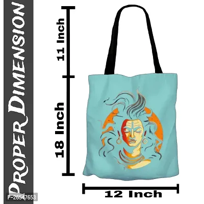 Aliean Tote Canvas Bag For Women Traveling Daily Use DTF Printed Canvas Tote Handbag-thumb3