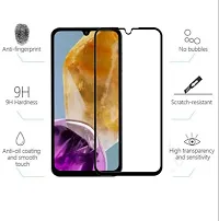 Alien Tempered Glass for Samsung Galaxy M15 5G Screen Protector Edge to Edge Coverage with HD Clearance Premiums Tempered Glass, Full Adhesives Glass SAMSUNG GALAXY M15 5G (Pack of 1)-thumb1