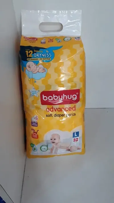 Babyhug Advanced Soft Diaper Pants Large Pack For Baby