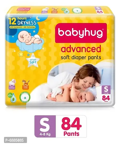 Babyhug Advanced Pant Style Diapers Small - 84 Pieces (-thumb0