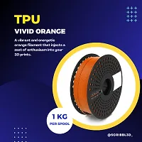 Modern TPU Vivid Orange 3D Printing Filaments-thumb2