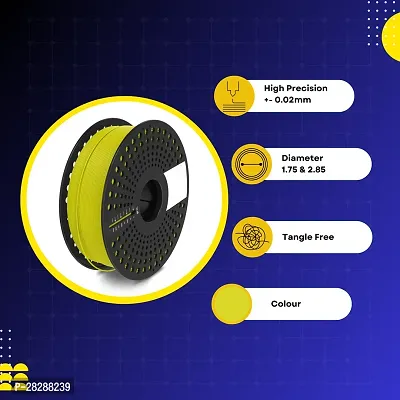 Premium TPU Sunshine Yellow 3D Printing Filaments-thumb2