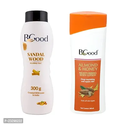 Natural Almond Honey Moisturising Body Lotion - 300 Ml - Sandal Wood Fragrance - 300Gm- Body Lotion Cream Pack Of 2