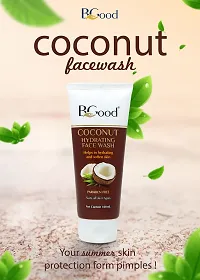 Natural Coconut Hydrating Face Wash - 100Ml - Sandal Wood Fragrance - 300Gm-Paraben Free Face Wash, Coconut Hydrating Facewash Pack Of 2-thumb1