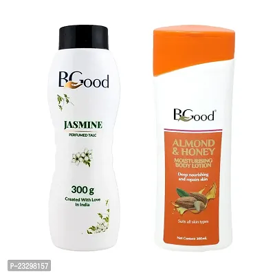 Natural Almond Honey Moisturising Body Lotion - 300 Ml - Jasmine Fragrance-300Gm- Body Lotion Cream Pack Of 2