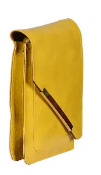 SUNVIKA HOUSE Small Crossbody Sling Bag for Women Shoulder Bags Mobile Holder Card Pocket Wallet Purse for Girls Adjustable Strap -Yellow-thumb1