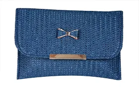 SUNVIKA HOUSE Blue Canvas Sling Bag for women and Girls ladies Handbag Purse With Chain Strap Stylish and Durable For Daily Use-thumb1