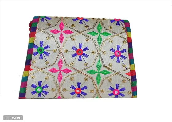 SUNVIKA HOUSE Handcrafted Traditional Embroidery Sling Bags|Rajasthani Sling Bags|Shoulder Bags|Crossbody Bag|Ethnic Shoulder Sling Bag for Women and Girls(Size: 20x24Cm)-thumb3