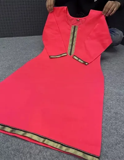 Stylish A-Line Stitched Kurti For Women