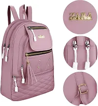 Trendy PU Backpack For Women-thumb1