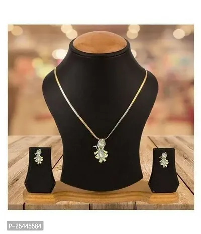 Shimmering Alloy Jewellery Set For Women And Girls-thumb0
