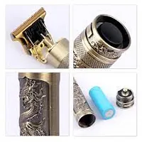 Trimmer Men Beard Trimmer, Professional Hair Clipper, Adjustable Blade Clipper, Hair Trimmer and Shaver For Men, Close Cut Precise Hair Machine, Body Trimmer Men(Metal Body),Gold-thumb3