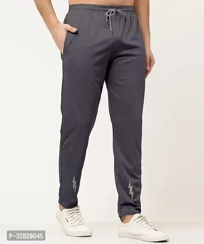 Stylish Cotton Blend Regular Track Pants For Men-thumb3