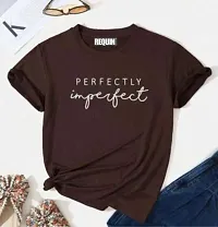 Elegant Cotton Blend Tshirt For Women-thumb2