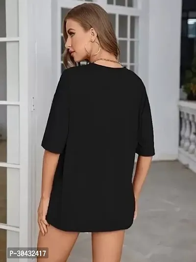 Elegant Cotton Blend Tshirt For Women-thumb2