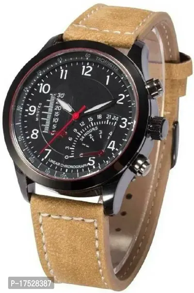 Stylish Premium Quality Fabric Analog Watches For Men-thumb0