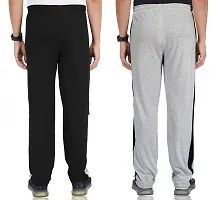 Fflirtygo Combo of Men's Cotton Track Pants, Joggers for Men, Menrsquo;s Leisure Wear, Night Wear Pajama, Multi Color with Latest Trend and Pocketsnbsp;for Sports Gym Athletic Training Workout-thumb4