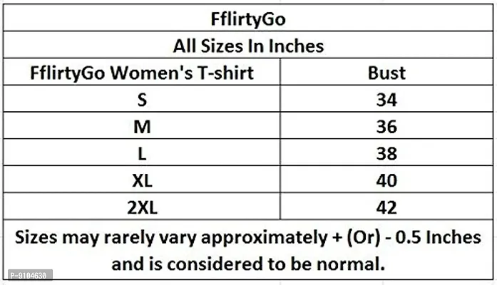 Fflirtygo Combo of Women's Cotton Printed Stylish T-Shirt for Women Casual Wear/Sportswear Black and Pink Color T-Shirt-thumb5