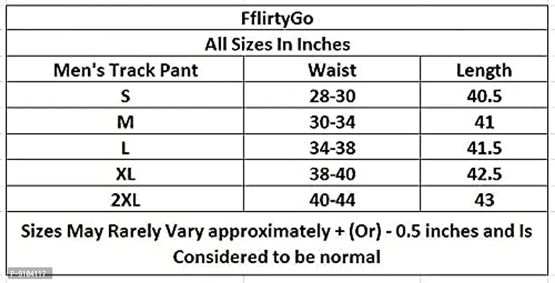 Fflirtygo Men's Regular Fit White Color Full Stripe On Black Color Cotton Track Pants for Mens-thumb3