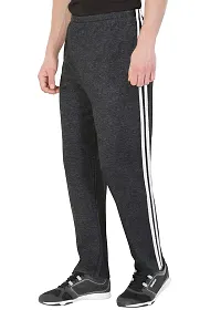 Fflirtygo Men's Regular Fit Two Stripe Cotton Track Pants-thumb4