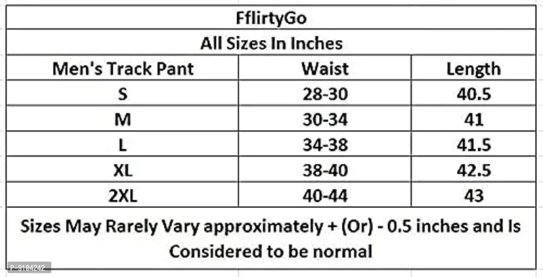 Fflirtygo Combo of Men's Cotton Track Pants, Joggers for Men, Menrsquo;s Leisure Wear, Night Wear Pajama, Multi Color with Latest Trend and Pocketsnbsp;for Sports Gym Athletic Training Workout-thumb3