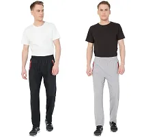 Fflirtygo Men's Regular Fit Trackpants (Pack of 2)-thumb1