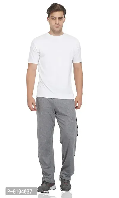 Buy Fflirtygo Cotton Solid Grey Joggers/Track Pant/Solid Pajama/Leggings  for Women with 4 Pockets at