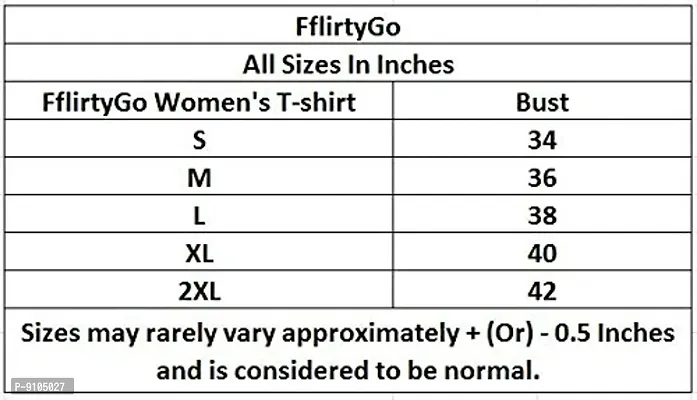 Fflirtygo Combo of Women's Cotton Printed Stylish Designer T-Shirt for Women Casual Wear | Sportswear (Pack of 2Pcs)-thumb3