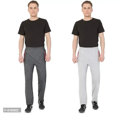 Fflirtygo Men's Regular Fit Trackpants (Pack of 2)-thumb2