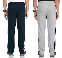 Fflirtygo Combo of Men's Cotton Track Pants, Joggers for Men, Menrsquo;s Leisure Wear, Night Wear Pajama, Multi Color with Latest Trend and Pocketsnbsp;for Sports Gym Athletic Training Workout-thumb4