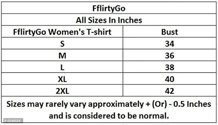 Fflirtygo Women's Cotton Printed Stylish T-Shirt for Women Casual Wear | Sportswear | Leisurewear Printed T-Shirt Combo Pack of 2Pcs-thumb5