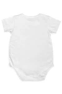 Fflirtygo Bhua Ki Jaan Romper Baby Wear 100% Hosiery Cotton Infants Onesies/Rompers Half Sleeves/Jumpsuit/Body Suit/Sleepsuit/Kids Dress with Envelop Neck for Boys and Girls-thumb1