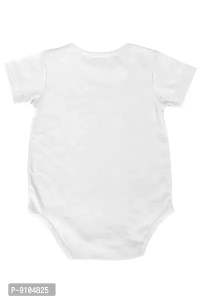 Fflirtygo Bhua Ki Jaan Romper Baby Wear 100% Hosiery Cotton Infants Onesies/Rompers Half Sleeves/Jumpsuit/Body Suit/Sleepsuit/Kids Dress with Envelop Neck for Boys and Girls-thumb2