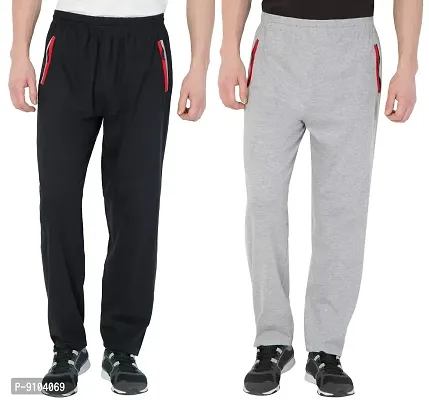 Fflirtygo Men's Regular Fit Trackpants (Pack of 2)