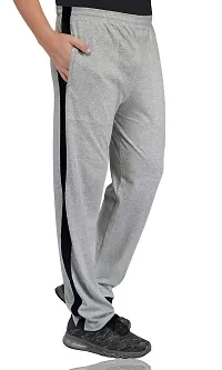 Fflirtygo Men's Cotton Track Pants, Joggers for Men, Menrsquo;s Leisure Wear, Night Wear Pajama, Stripes with Pockets for Sports Gym Athletic Training Workout-thumb4