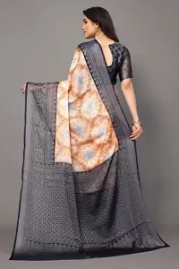 Sensational! Raksha Bandan Special Fancy Chiffon Brasso Saree With Beautiful Unstitched Blouse-thumb3