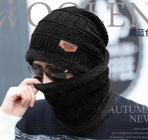 Beautiful Woolen Beanie Winter Cap For Men