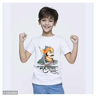 Classic Polycotton Printed Tshirt for Kid Boy-thumb0