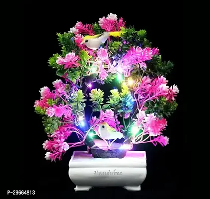 Artificial Bonsai Plant with LED Lights for Home