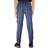 VANTAR Striped Men Track Pants (30, Blue,White)-thumb1
