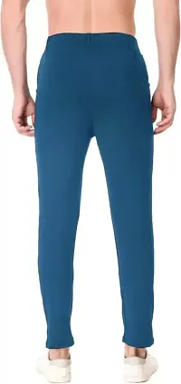 VANTAR Solid Men Track Pants (M, Sky Blue)-thumb1