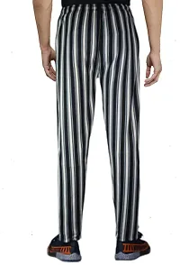 VANTAR Striped Men Track Pants (28, Black,White)-thumb2