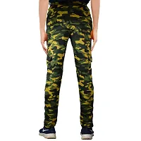 VANTAR Camouflage Men Multicolor Track Pants (30, Green)-thumb1